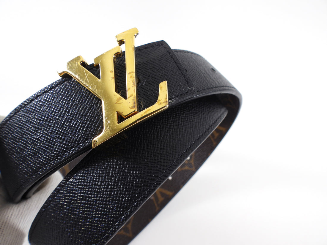 Louis Vuitton Monogram Canvas Reversible Initiales 30mm Belt - 24-35"