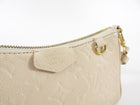 Louis Vuitton Ivory Empreinte Leather Easy Pouch Chain Pochette Bag