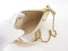 Louis Vuitton Ivory Empreinte Leather Easy Pouch Chain Pochette Bag