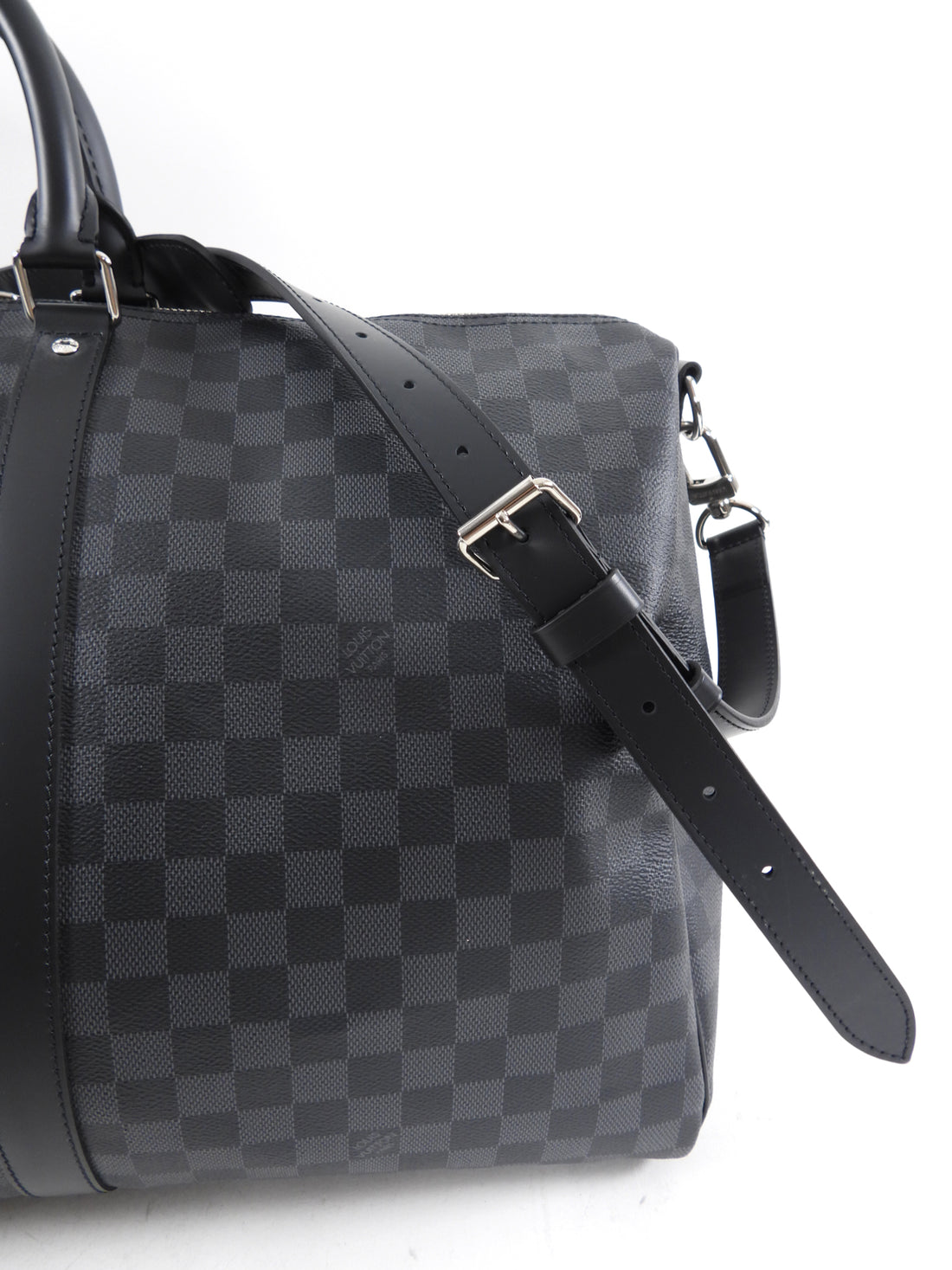 Louis Vuitton Keepall 55 Bandouliere Damier Graphite Travel Duffle Bag