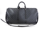 Louis Vuitton Keepall 55 Bandouliere Damier Graphite Travel Duffle Bag