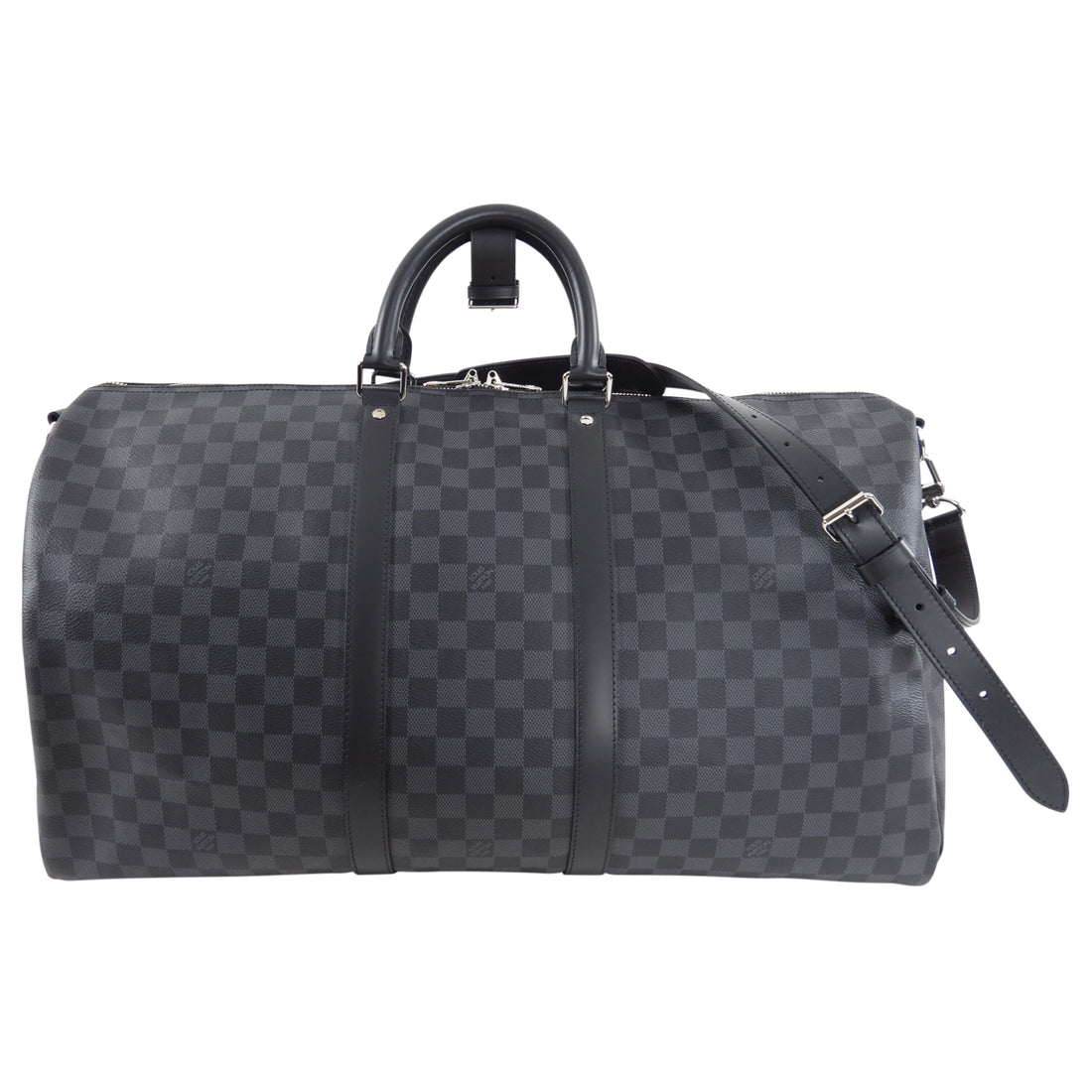 Louis Vuitton Keepall 55 Bandouliere Damier Graphite Travel Duffle Bag