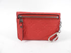 Louis Vuitton Poppy Monogram Empreinte Leather Pochette Cles Pouch