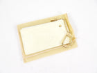 Louis Vuitton Ivory Perle Vernis Monogram Zip Key Pouch