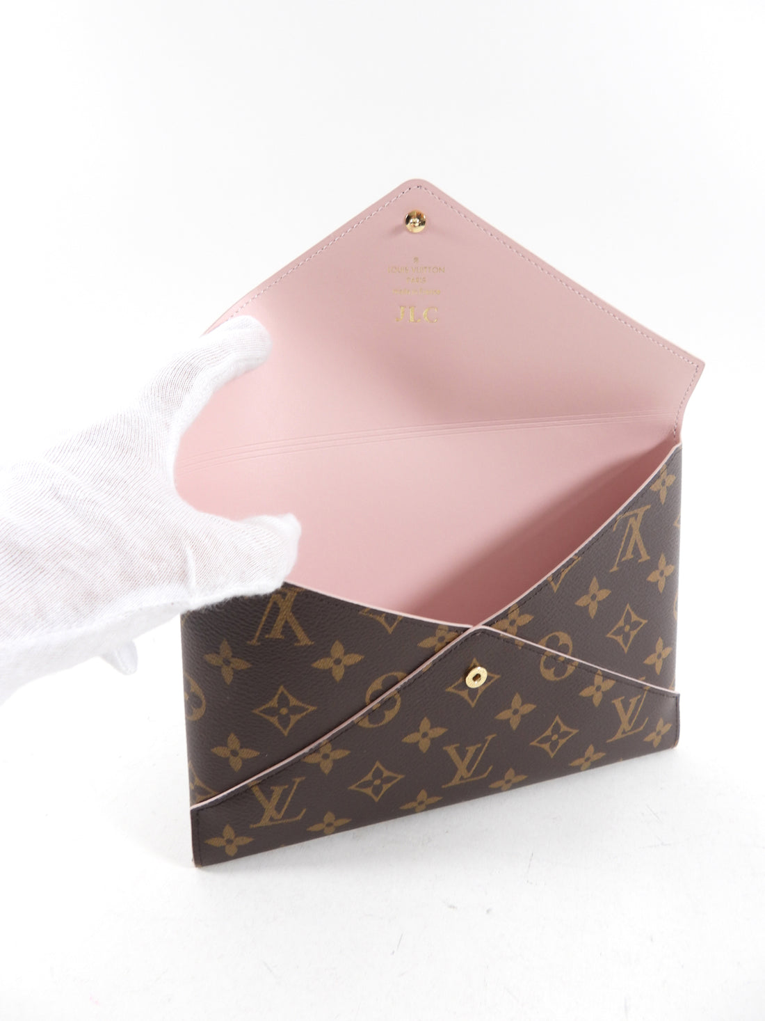 Louis Vuitton Monogram Kirigami Pouch Large Pink