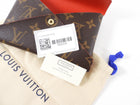 Louis Vuitton Monogram Canvas and Red Medium Kirigami Pouch
