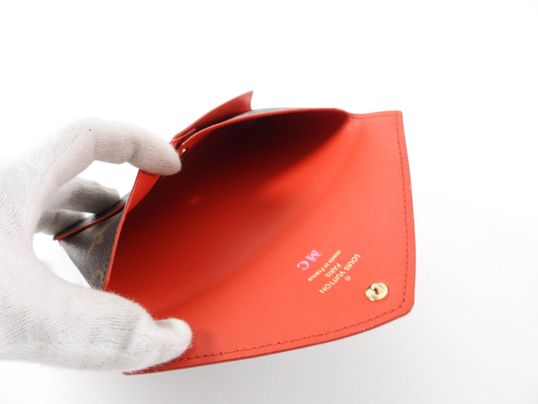 Louis Vuitton Monogram Canvas and Red Medium Kirigami Pouch
