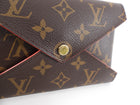 Louis Vuitton Monogram Canvas and Red Medium Kirigami Pouch