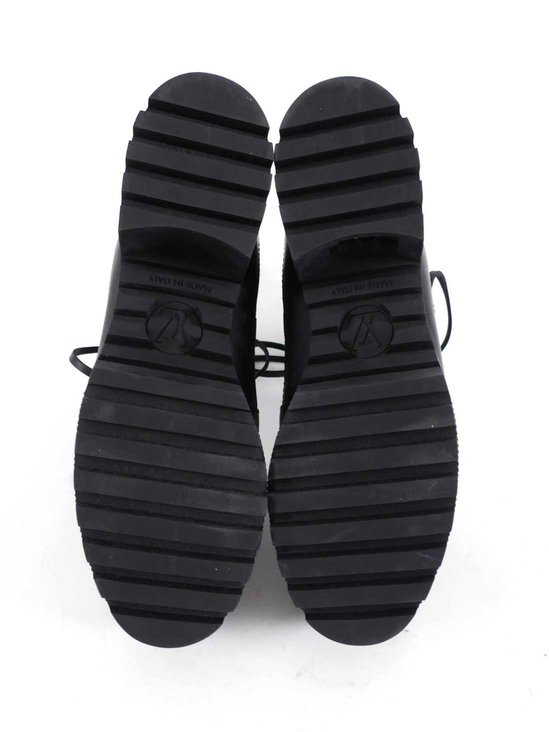 Louis Vuitton Black and White 1854 Brocade Laureate Platform Desert Boot - 36