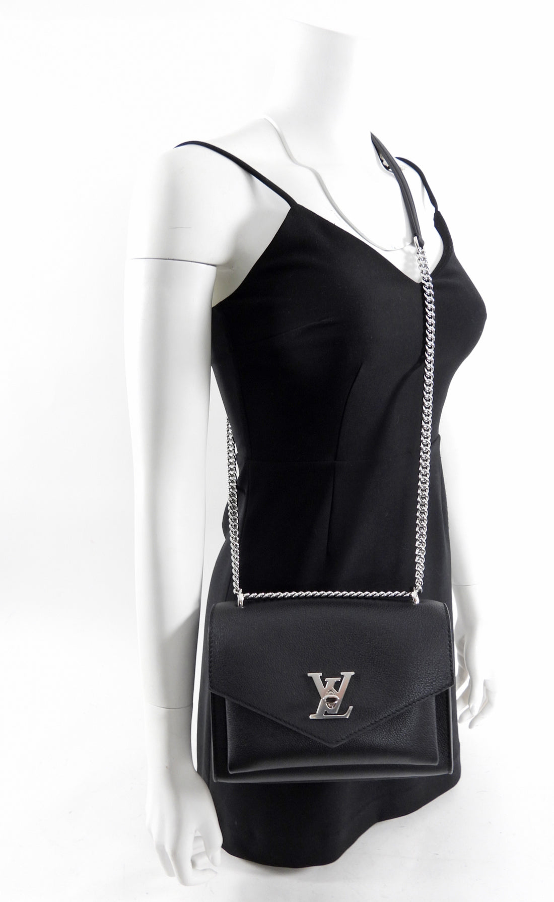 Leather Sac Mylockme Bb Mylockme Lv Lockme Bb Louis Vuitton Black