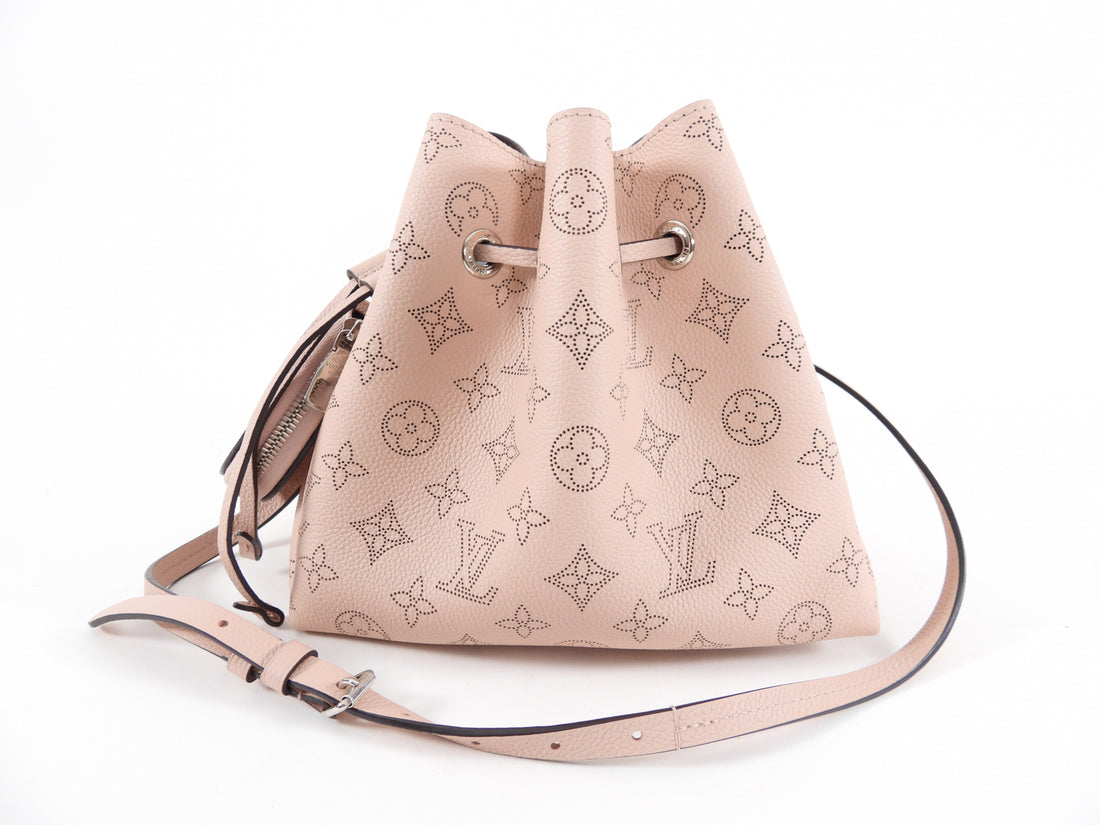 Louis Vuitton Bella Galet Mahina Pink Drawstring Small Bag