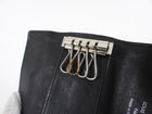 Louis Vuitton Black Mahina Perforated Leather 4 Key Case