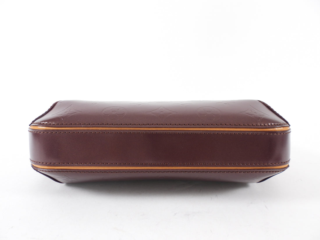 Louis Vuitton Monogram Mat Fowler Bordeaux Pochette Bag