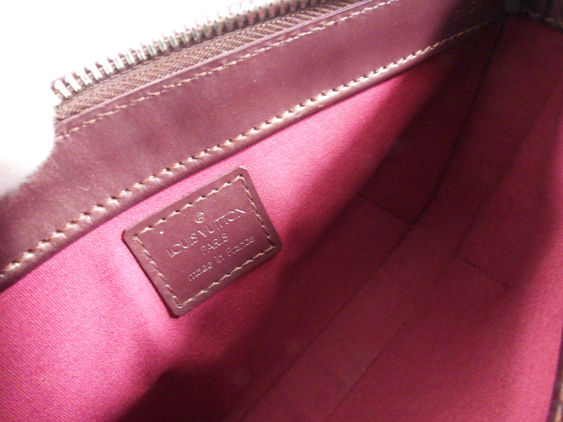 Louis Vuitton Monogram Mat Fowler Bordeaux Pochette Bag