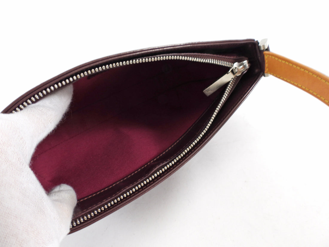 Louis Vuitton Monogram Mat Fowler Bordeaux Pochette Bag