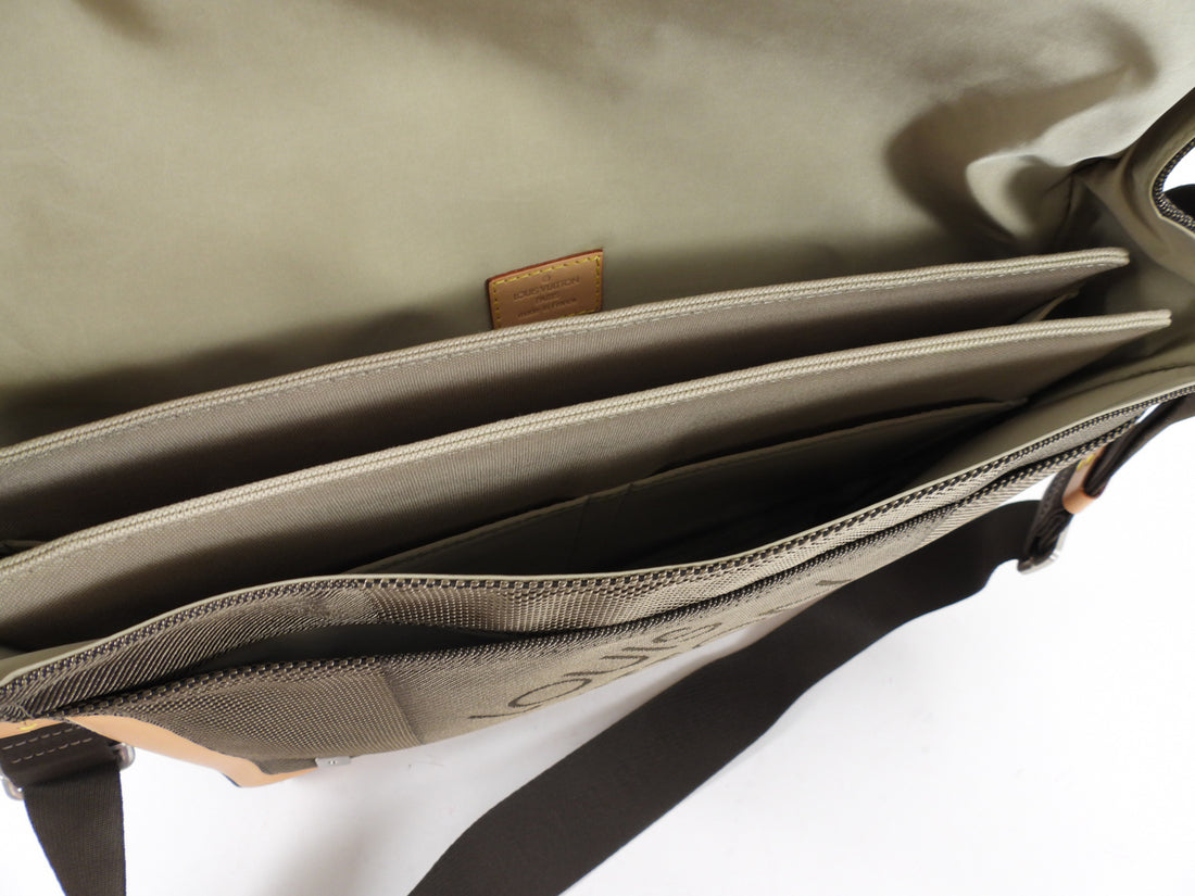 Louis Vuitton Terre Damier Geant Canvas Messenger Bag