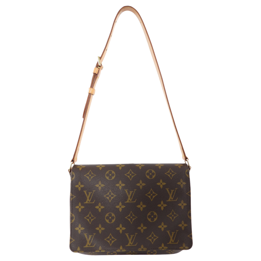 Louis Vuitton Monogram Musette Tango Shoulder Flap Bag