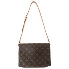 Louis Vuitton Monogram Musette Tango Shoulder Flap Bag