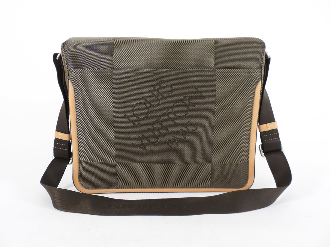 Louis Vuitton Terre Damier Geant Canvas Messenger Bag