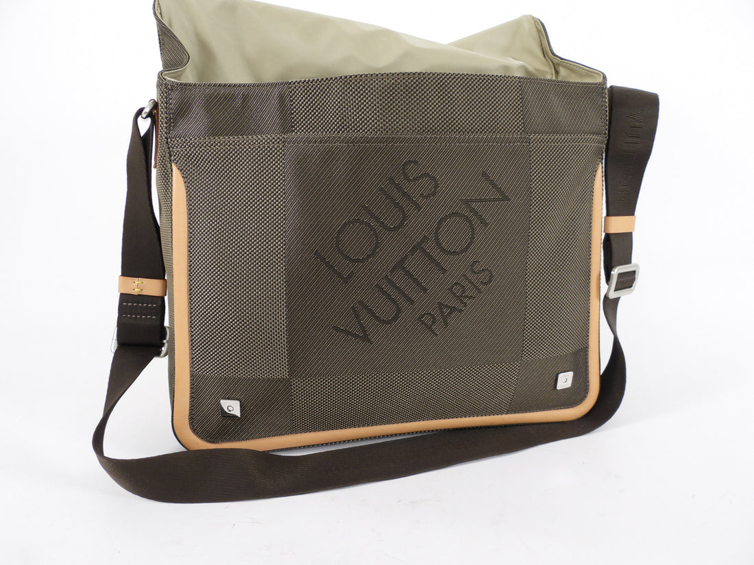 Louis Vuitton Terre Damier Geant Canvas Messenger Bag