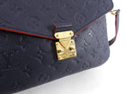 Louis Vuitton Pochette Metis Empreinte Navy Red Crossbody Bag