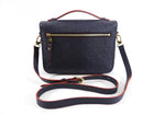 Louis Vuitton Pochette Metis Empreinte Navy Red Crossbody Bag