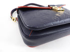 Louis Vuitton Pochette Metis Empreinte Navy Red Crossbody Bag