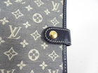 Louis Vuitton Mini Monogram Canvas Blue Small Ring Agenda Cover