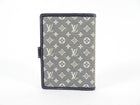 Louis Vuitton Mini Monogram Canvas Blue Small Ring Agenda Cover