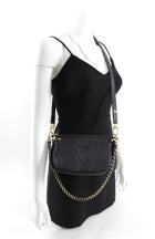 LV Multi Pochette Accessoires Empreinte Black Leather Bag