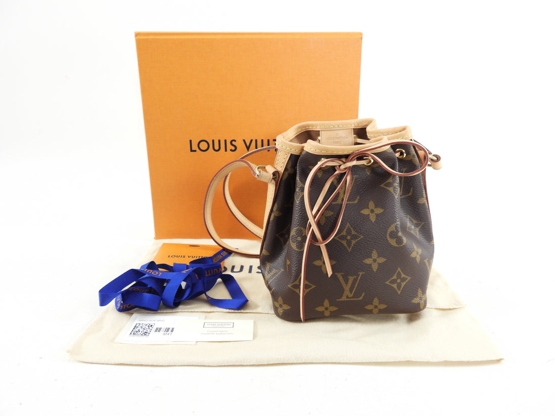 Louis Vuitton Monogram Nano Noe Drawstring Bag