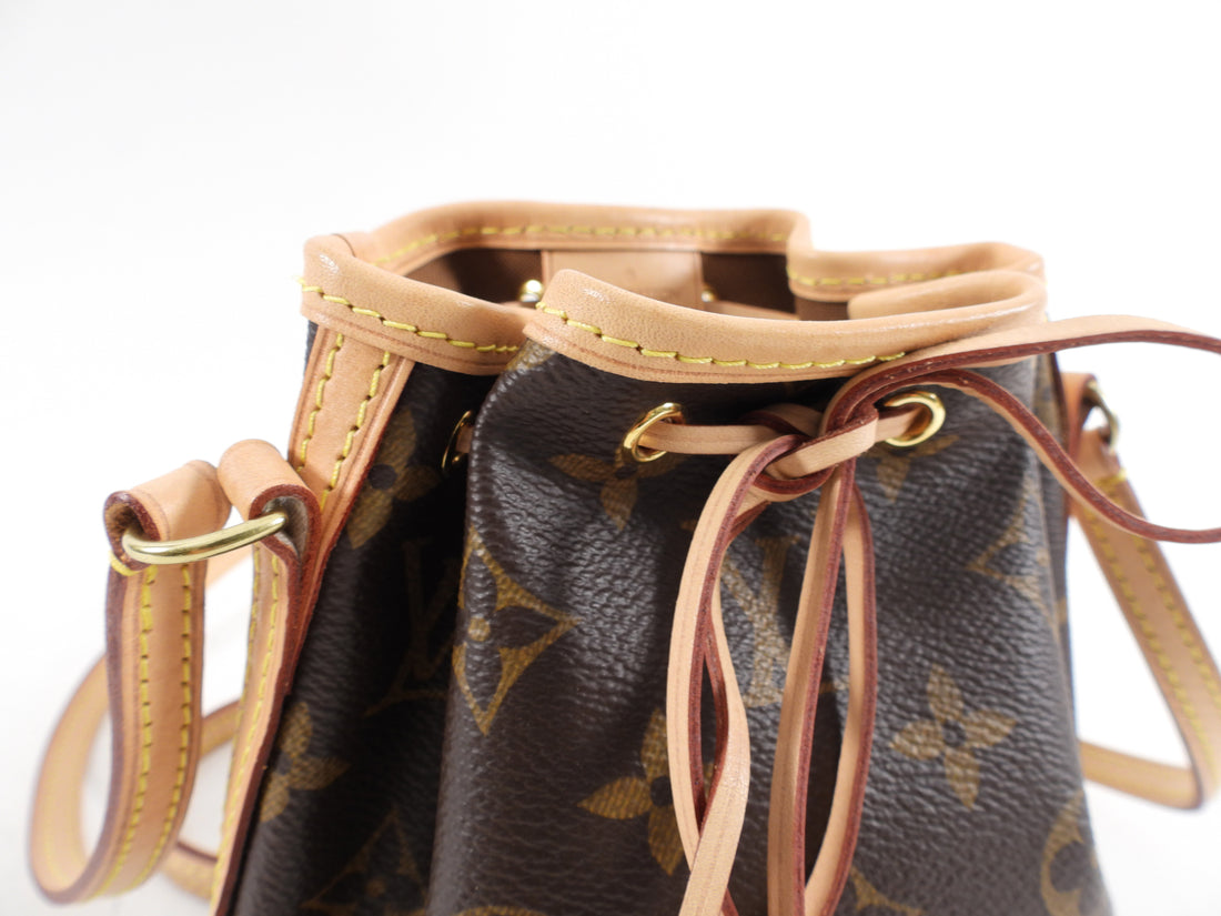 Louis Vuitton Monogram Nano Noe Drawstring Bag