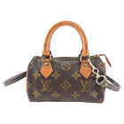 Louis Vuitton Vintage 1996 Monogram Canvas Nano Speedy with Strap