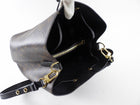 Louis Vuitton Monogram Canvas Black Leather Neo Noe MM Bag
