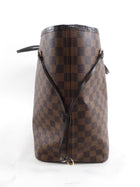 Louis Vuitton Damier Ebene Neverfull GM Red Interior