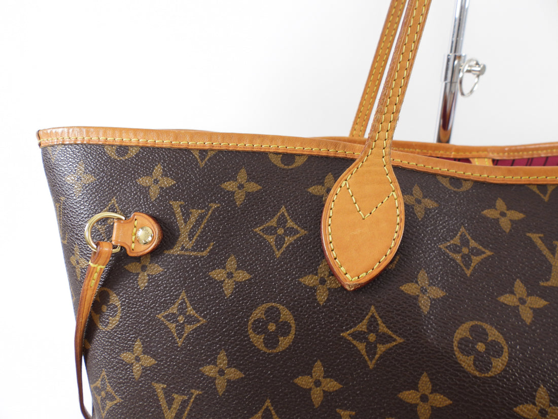 Louis Vuitton Neverfull GM Monogram Canvas Tote Bag w Pouch