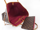 Louis Vuitton Neverfull GM Monogram Canvas Tote Bag w Pouch