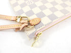 Louis Vuitton Damier Azur Neverfull Wristlet Flat Pouch