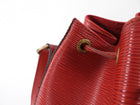 Louis Vuitton Vintage 1995 Red Epi Leather Noe MM Bucket Bag
