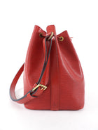 Louis Vuitton Vintage 1995 Red Epi Leather Noe MM Bucket Bag