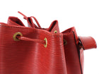 Louis Vuitton Vintage 1995 Red Epi Leather Noe MM Bucket Bag