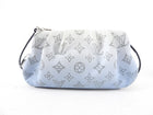 Louis Vuitton Blue and White Ombre Mahina Leather Scala Mini Pouch