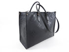 Louis Vuitton On the Go GM Black Empreinte Leather Tote Bag