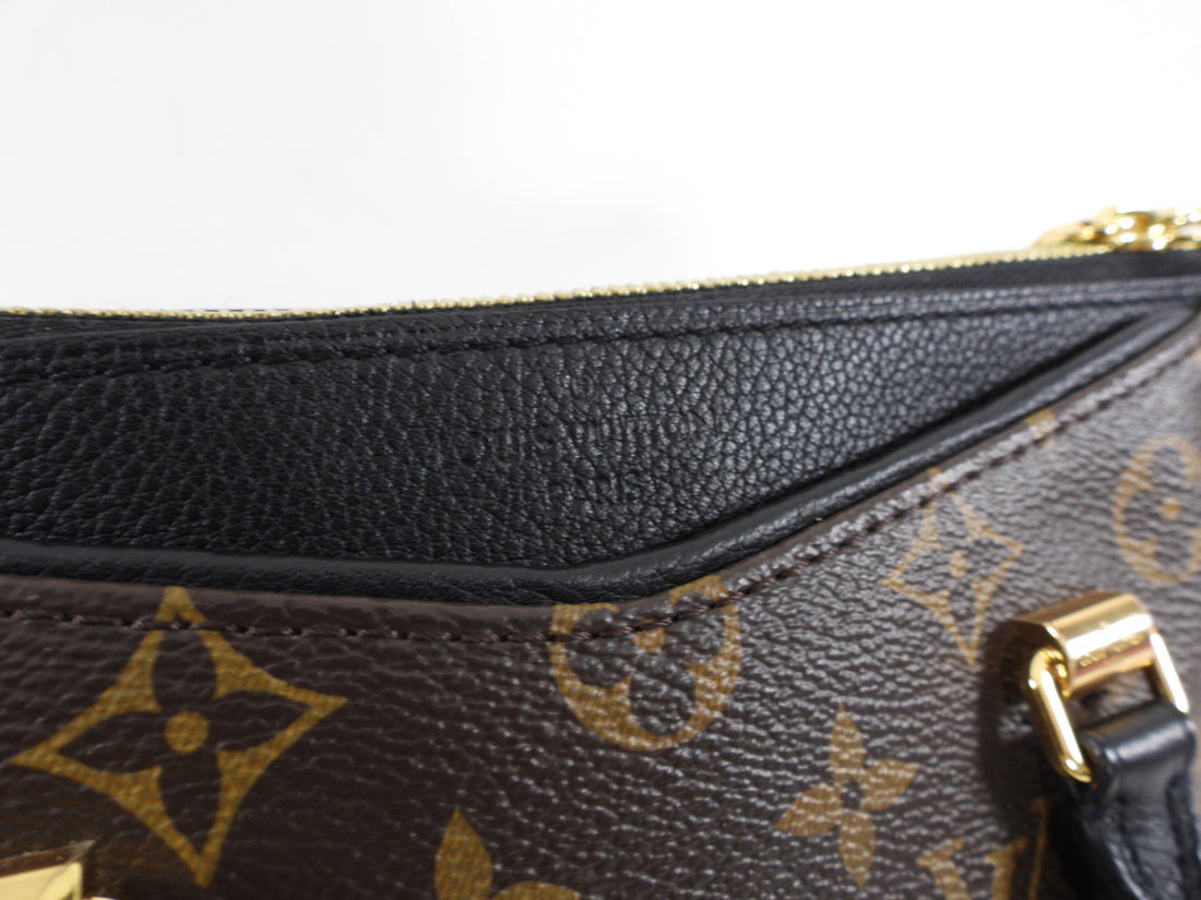 Louis Vuitton Pallas BB Handbag in Brown Monogram Canvas Cloth ref.970638 -  Joli Closet