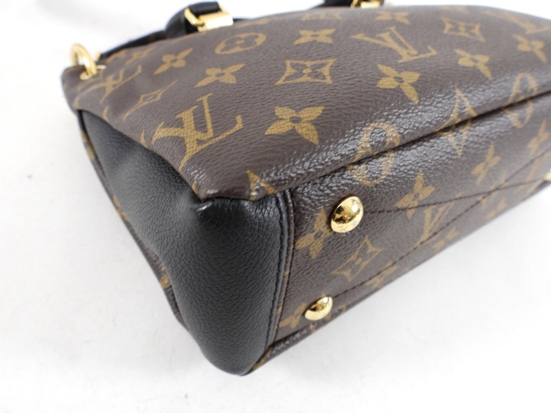 Authenticated Used Louis Vuitton LOUIS VUITTON 2Way Bag Monogram Pallas BB  Brown Canvas Handbag Shoulder Women's M41218 