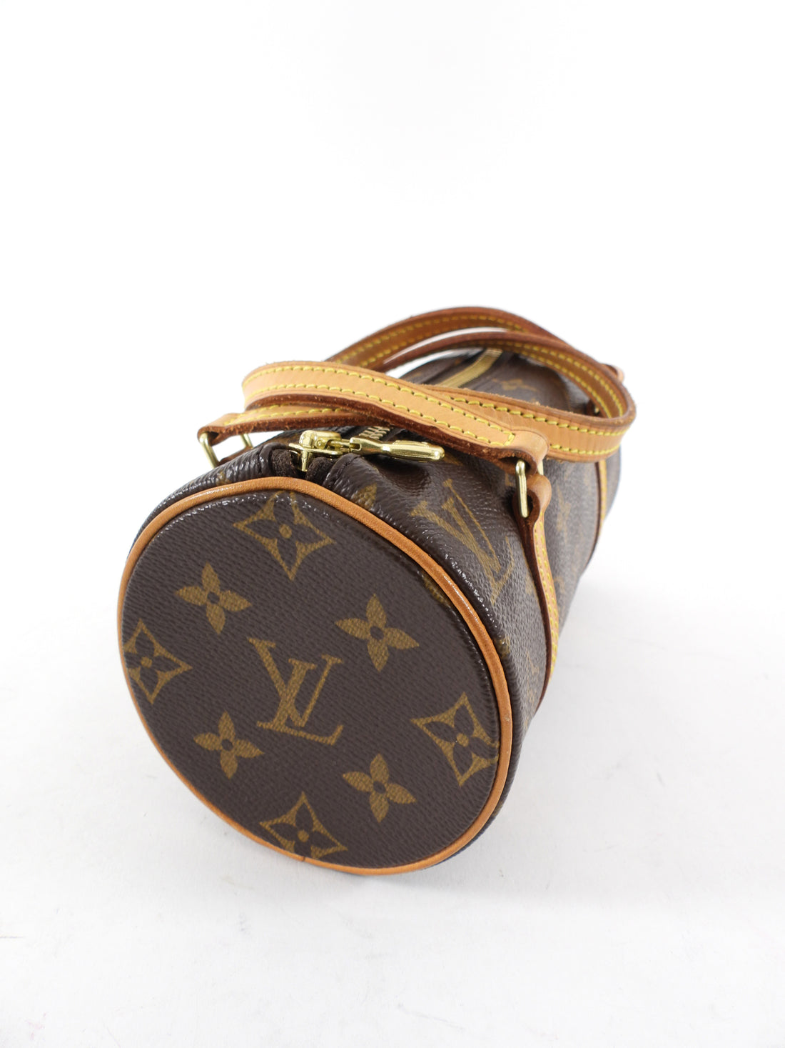 Louis Vuitton Monogram Papillon 19 Mini Roll Bag