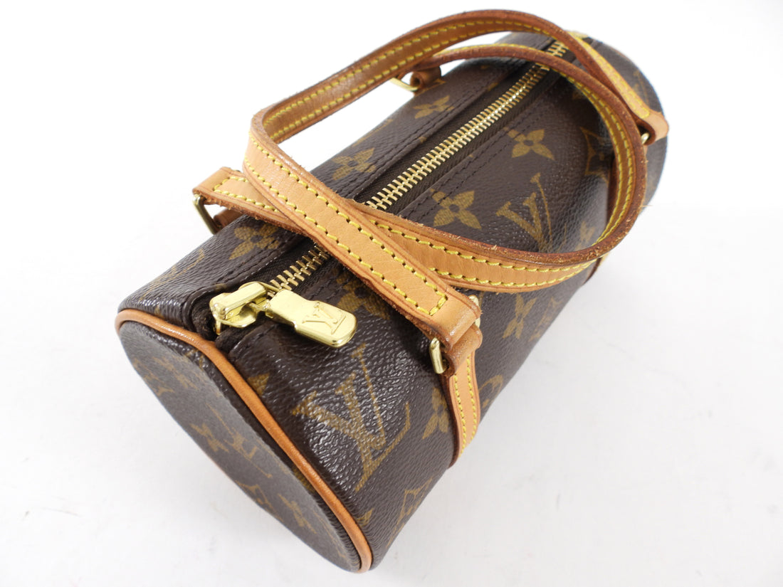 Louis Vuitton Monogram Papillon 19 Mini Roll Bag