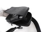 Louis Vuitton Black Empreinte Leather Double Phone Pouch Bag