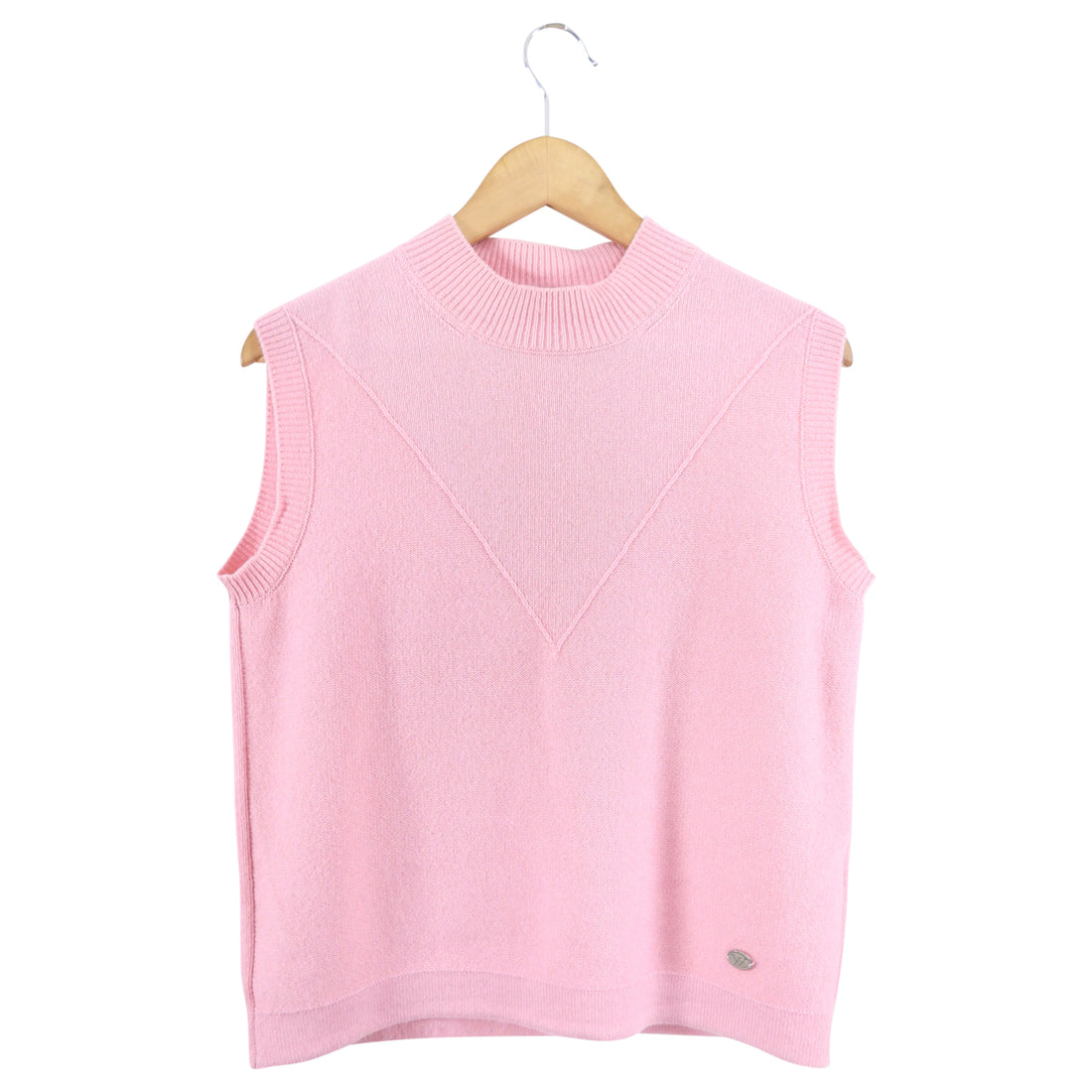 Louis Vuitton Pink Cashmere Sleeveless Sweater Top - S / M