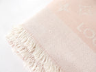 Louis Vuitton Pink Monogram Silk Cashmere Shawl Scarf